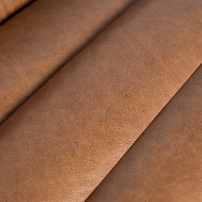 CLC10479-KSO Modular Leather Corner Sofa - Amber Brown