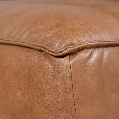 CLC10479-KSO Modular Leather Corner Sofa - Amber Brown