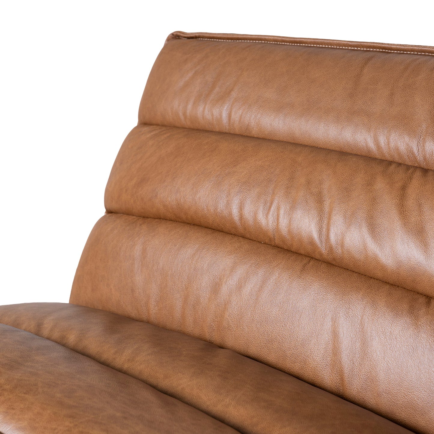 CLC10479-KSO Modular Leather Corner Sofa - Amber Brown