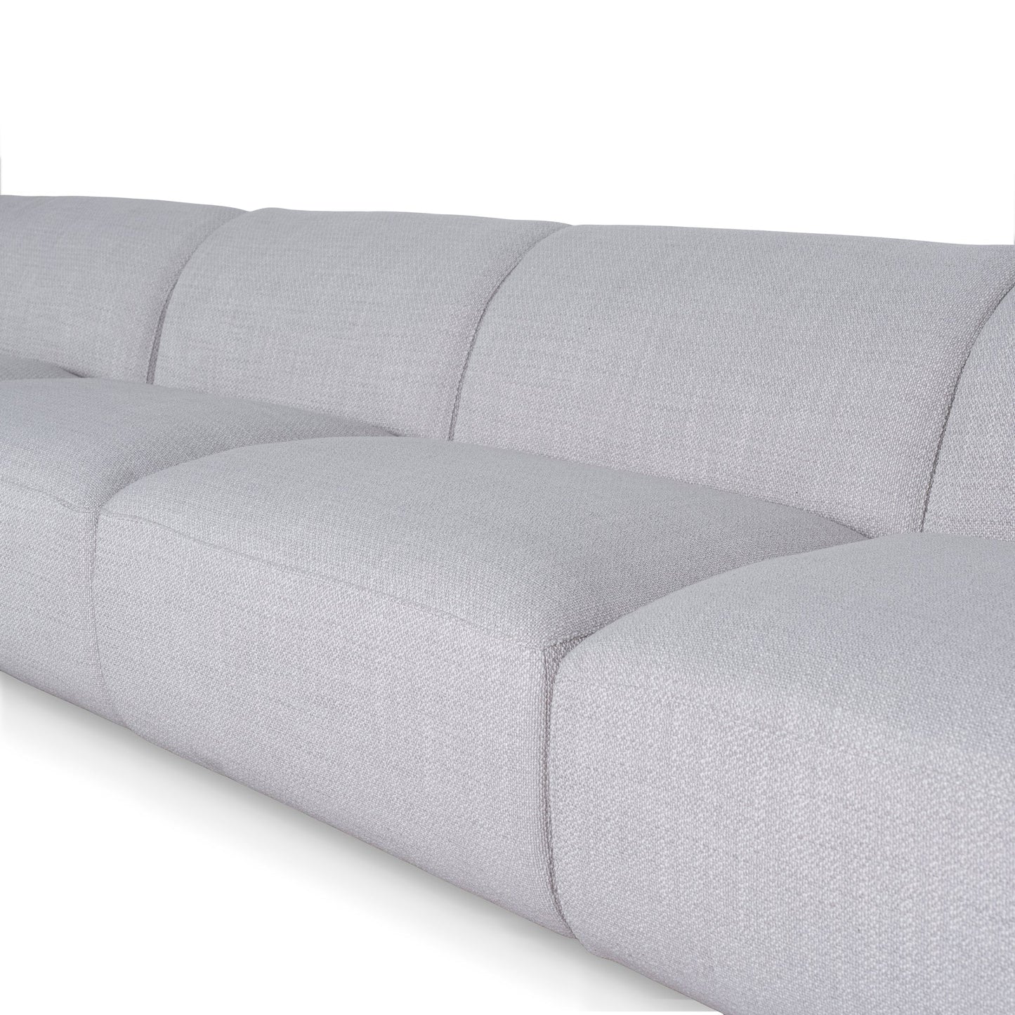 CLC10482-KSO Extended Corner Fabric Sofa - Taupe Beige