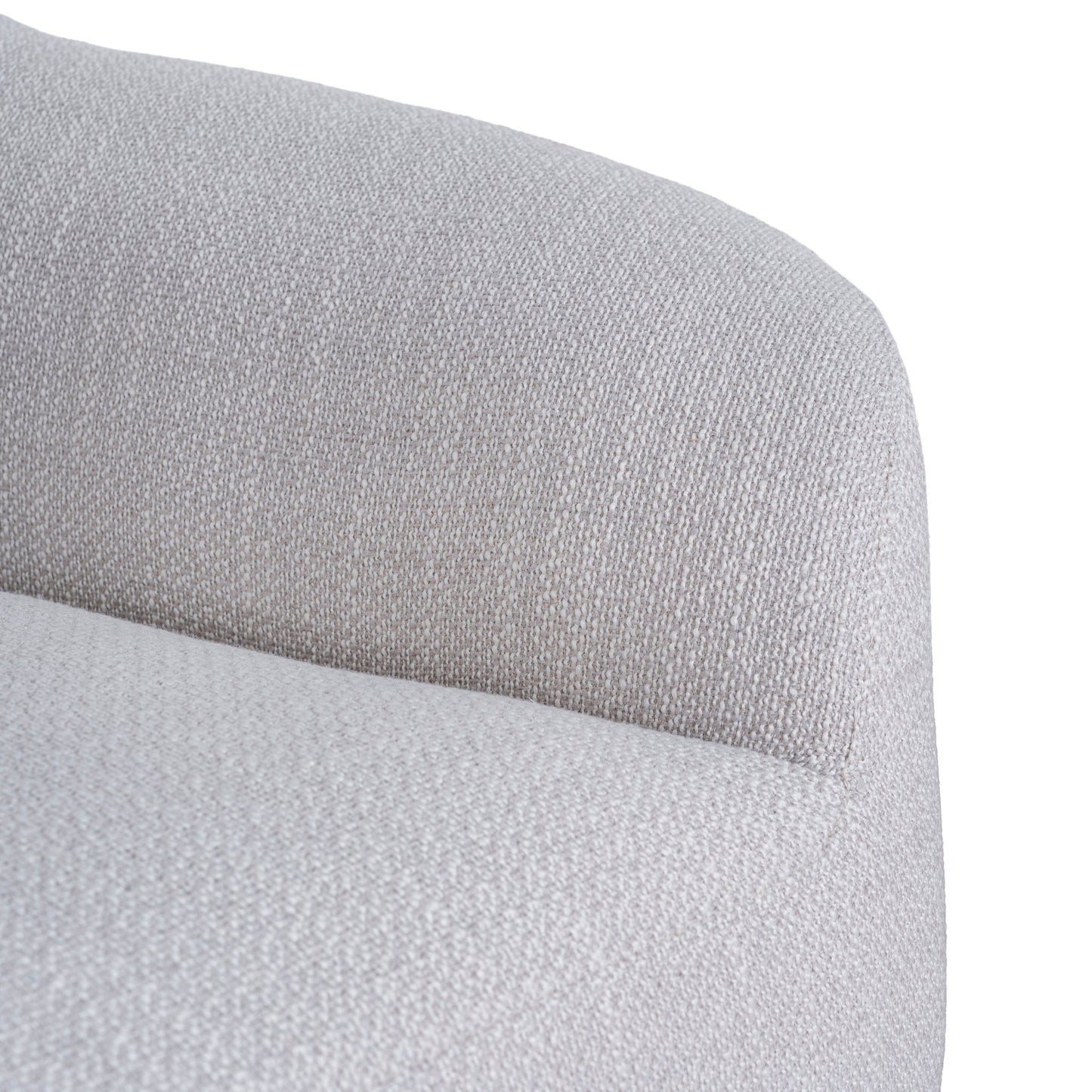 CLC10482-KSO Extended Corner Fabric Sofa - Taupe Beige