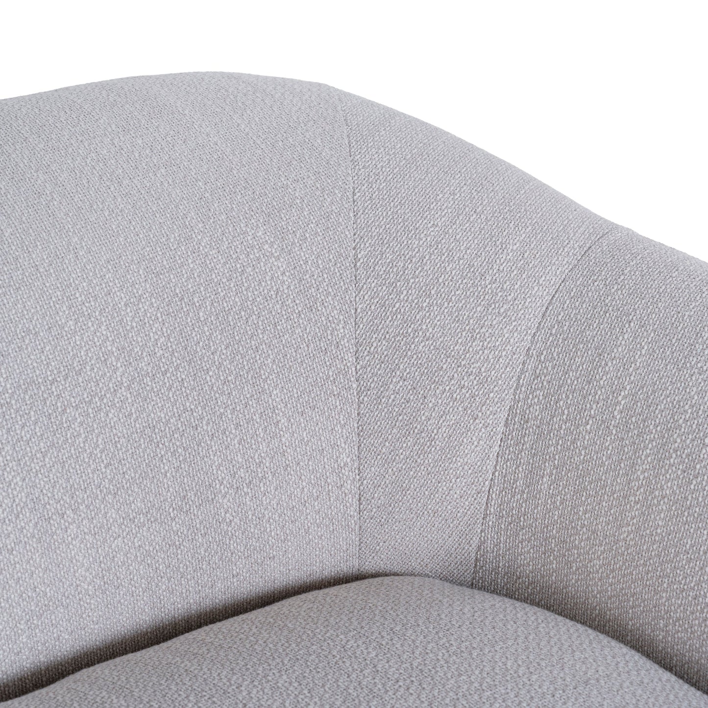 CLC10482-KSO Extended Corner Fabric Sofa - Taupe Beige