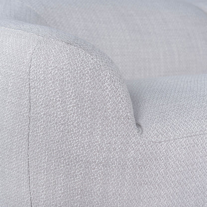 CLC10482-KSO Extended Corner Fabric Sofa - Taupe Beige