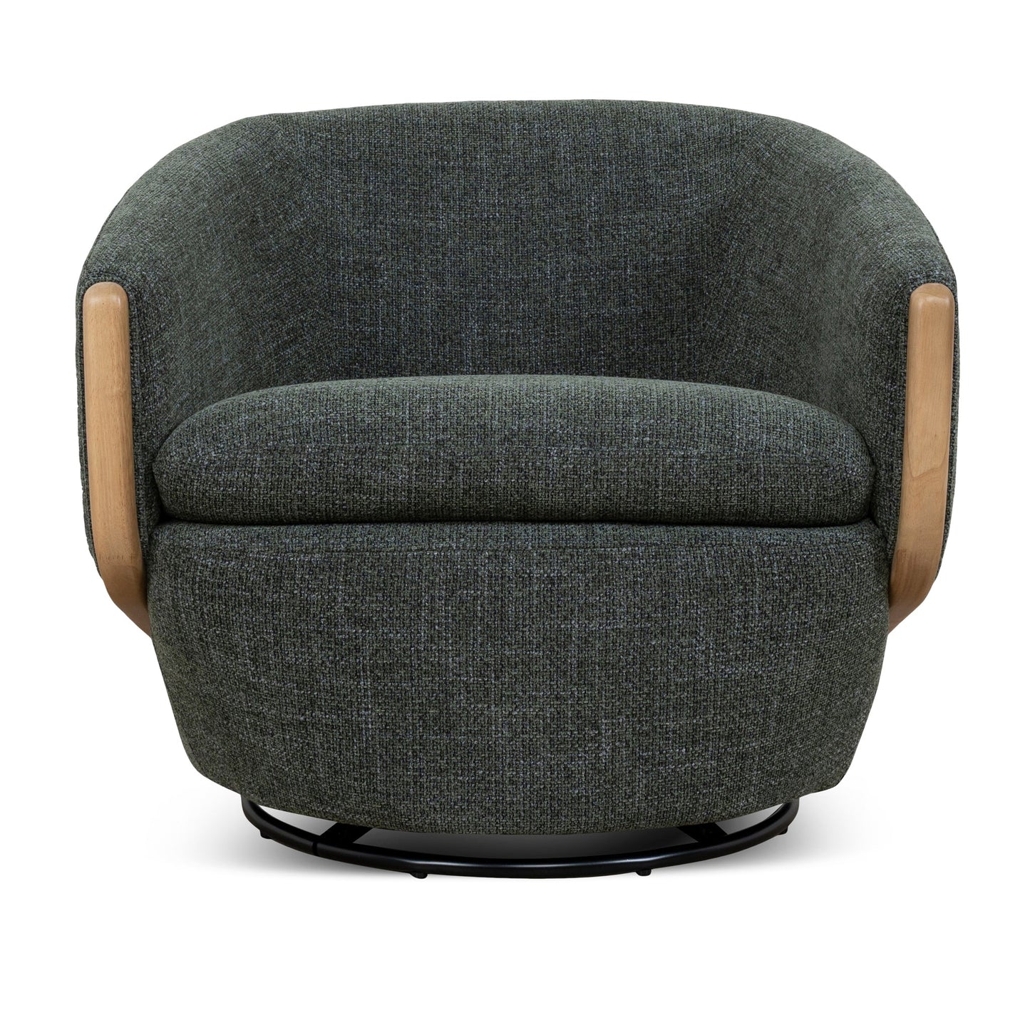 CLC10483-KSO Swivel Armchair - Moss Green