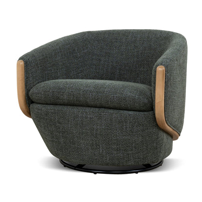 CLC10483-KSO Swivel Armchair - Moss Green