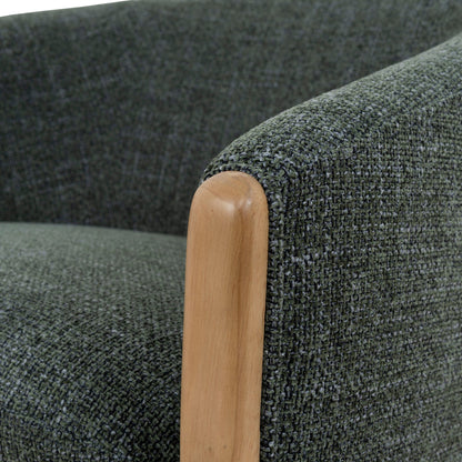 CLC10483-KSO Swivel Armchair - Moss Green