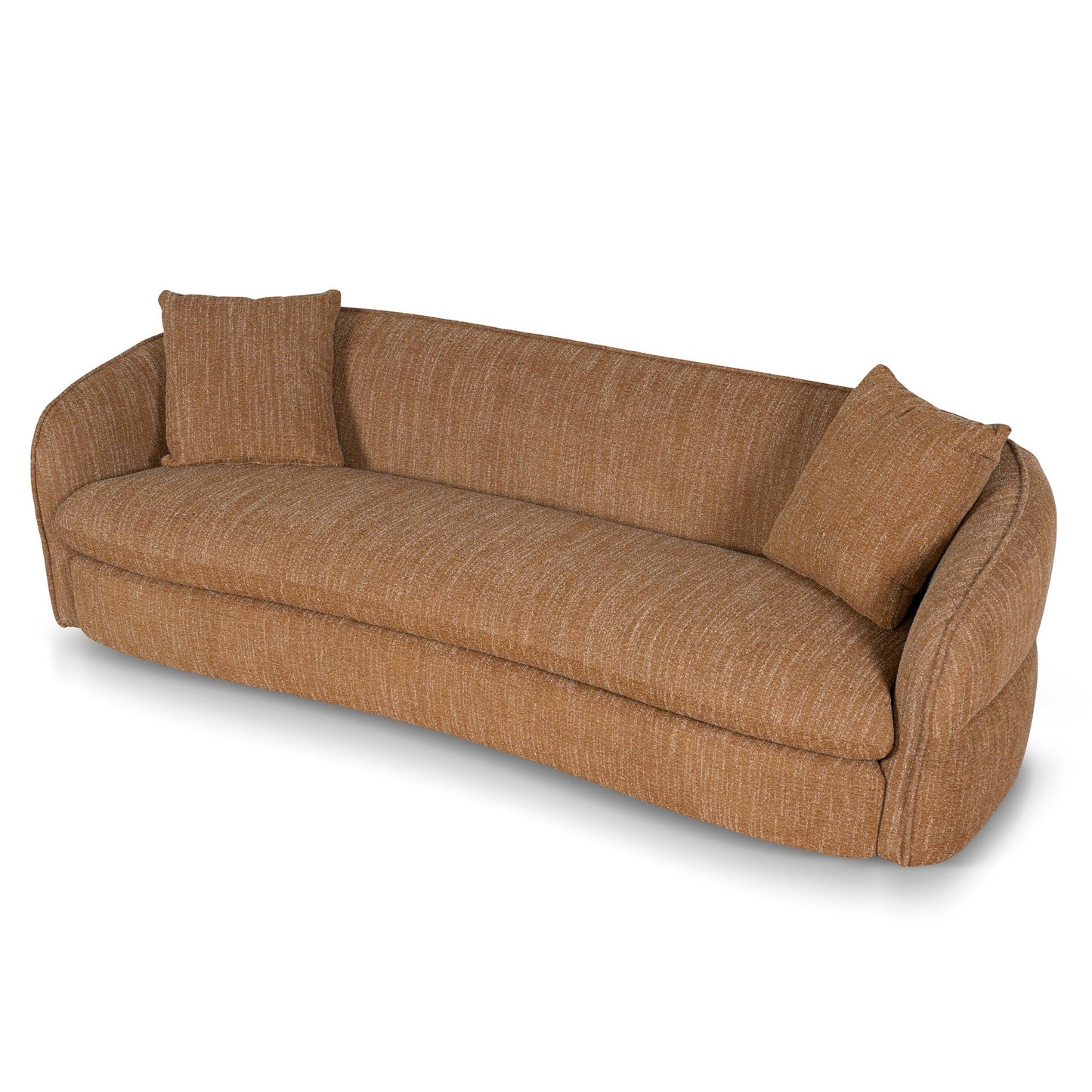 CLC10487-KSO 3 Seater Sofa - Ginger Brown