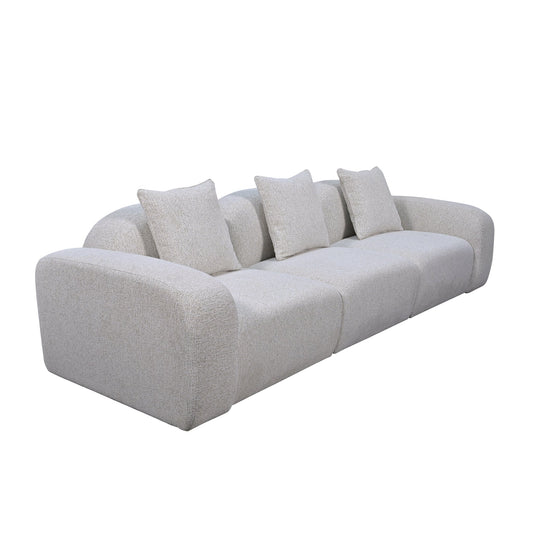 CLC10549-OLS 4 Seater Sofa - Almond Beige