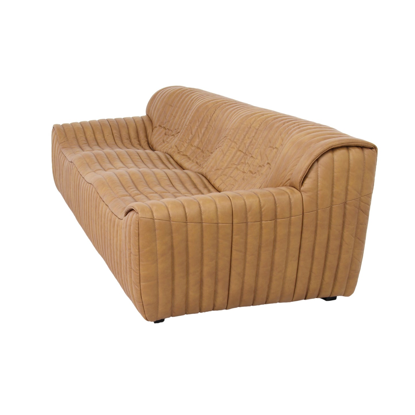 CLC10842-NV 3 Seater Sofa - Amber Tan Leather