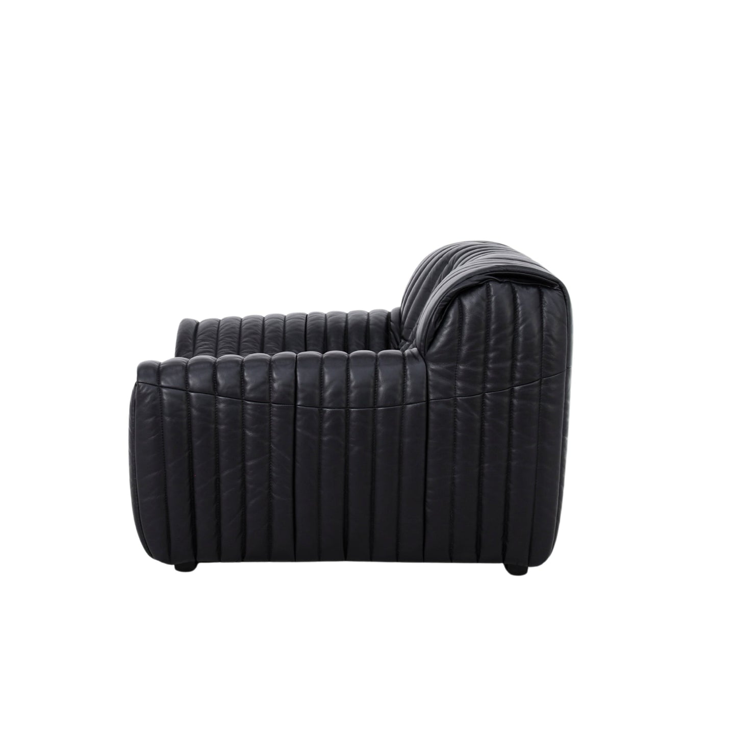 CLC10843-NV Armchair - Black Leather