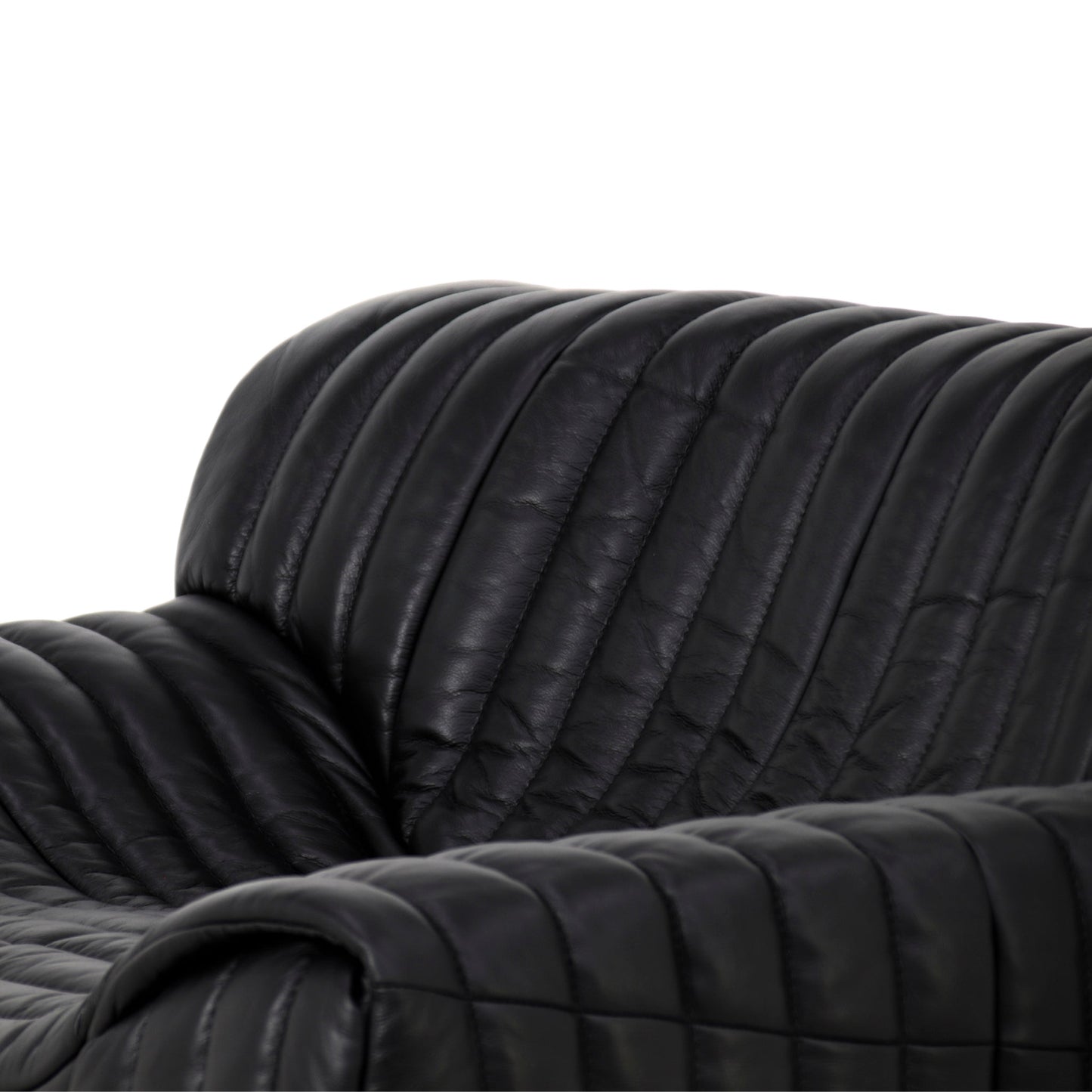 CLC10843-NV Armchair - Black Leather