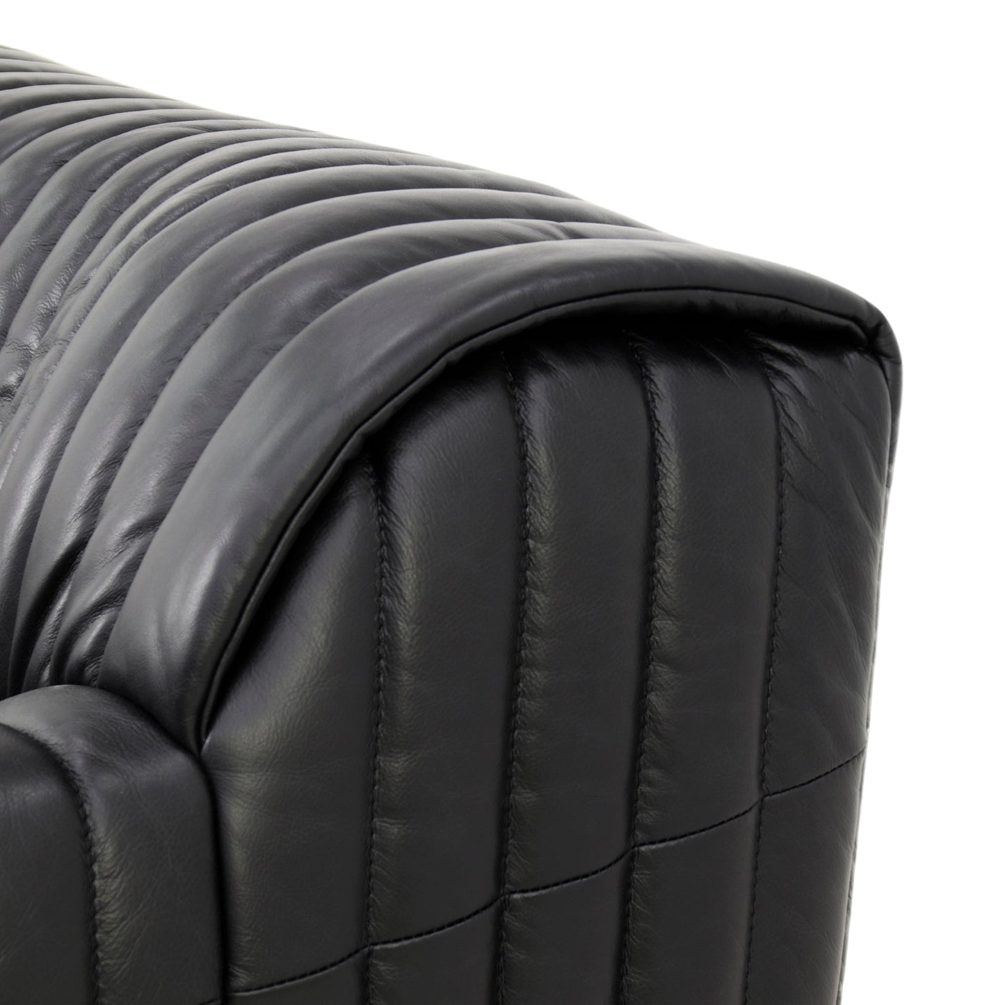 CLC10843-NV Armchair - Black Leather