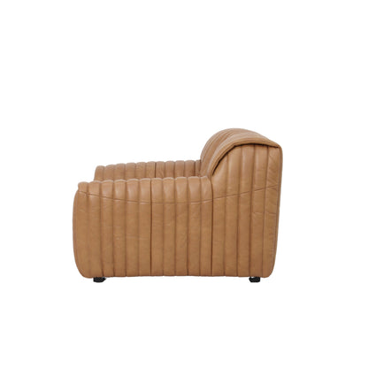 CLC10844-NV Armchair - Amber Tan Leather
