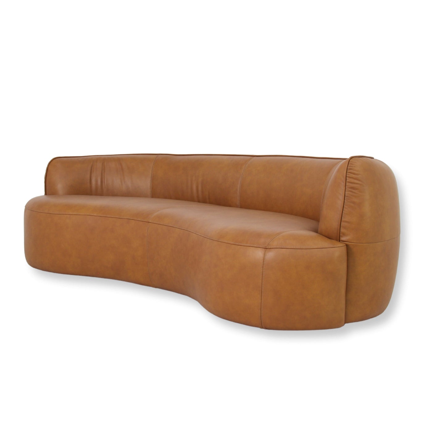 CLC10845-NV 3 Seater Sofa - Amber Tan Leather