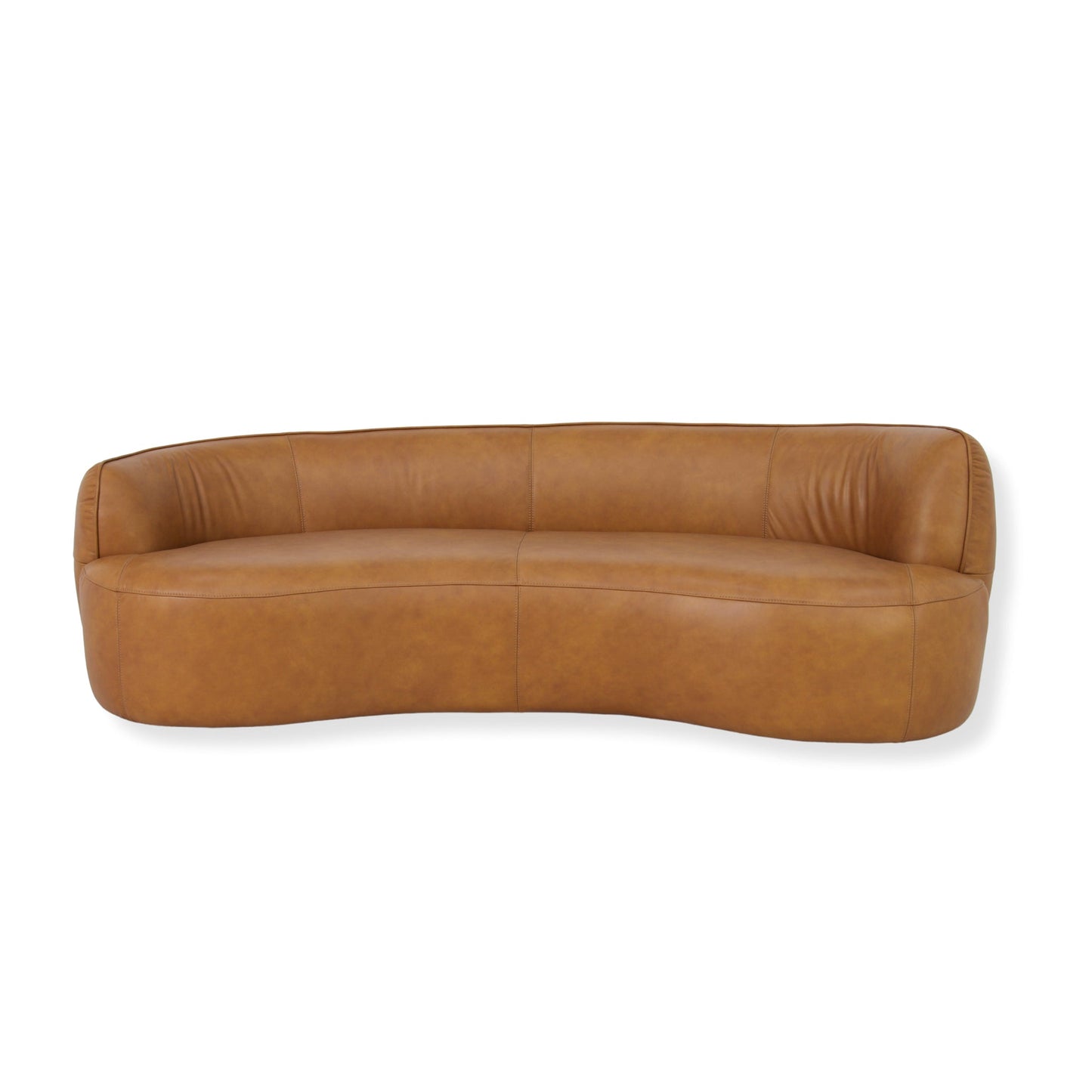 CLC10845-NV 3 Seater Sofa - Amber Tan Leather