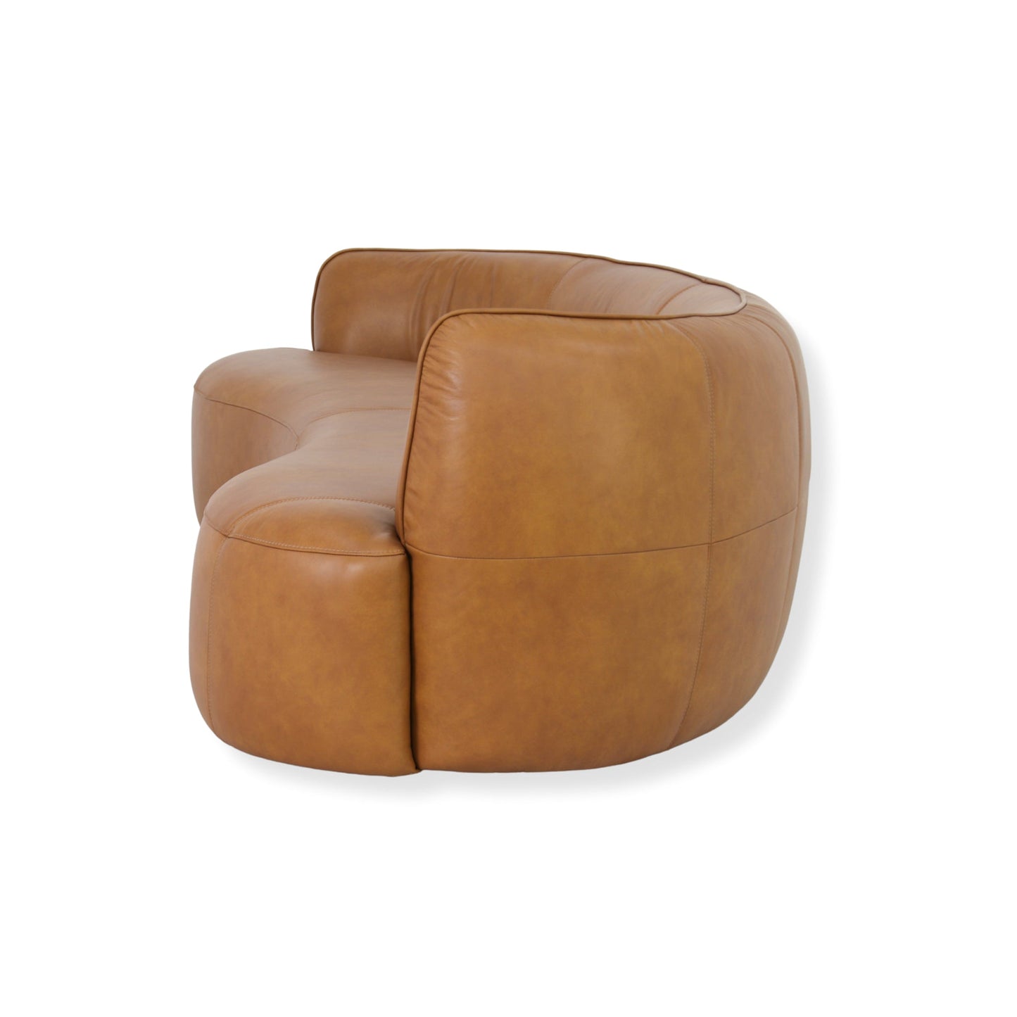 CLC10845-NV 3 Seater Sofa - Amber Tan Leather