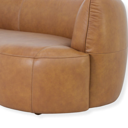 CLC10845-NV 3 Seater Sofa - Amber Tan Leather