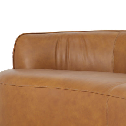 CLC10845-NV 3 Seater Sofa - Amber Tan Leather