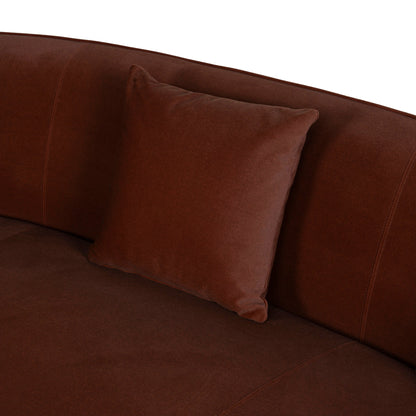 CLC10847-FS 4 Seater Fabric Sofa - Red Bronze
