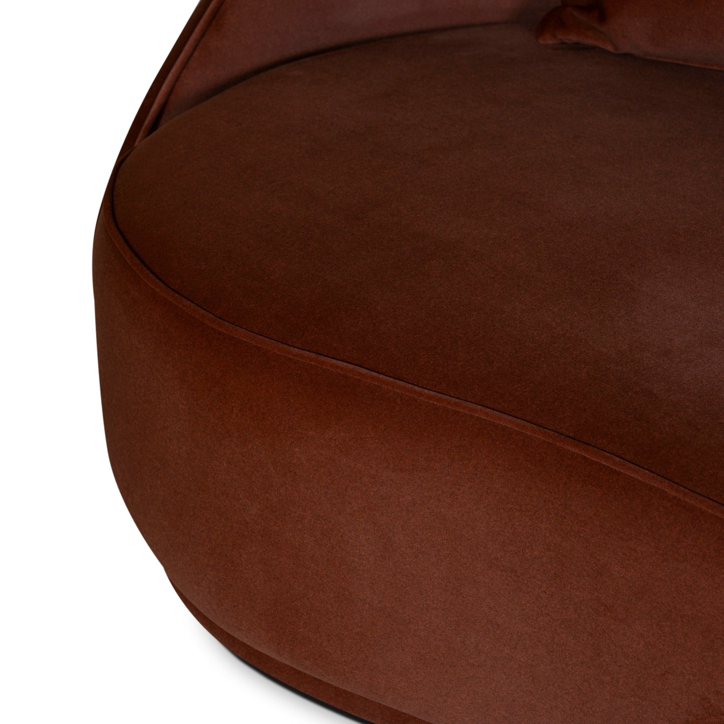 CLC10847-FS 4 Seater Fabric Sofa - Red Bronze