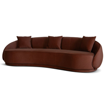 CLC10847-FS 4 Seater Fabric Sofa - Red Bronze
