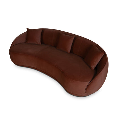CLC10847-FS 4 Seater Fabric Sofa - Red Bronze