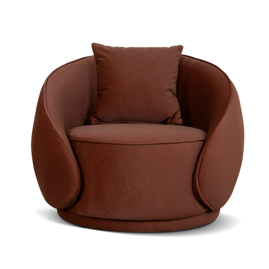 CLC10848-FS Fabric Armchair - Red Bronze