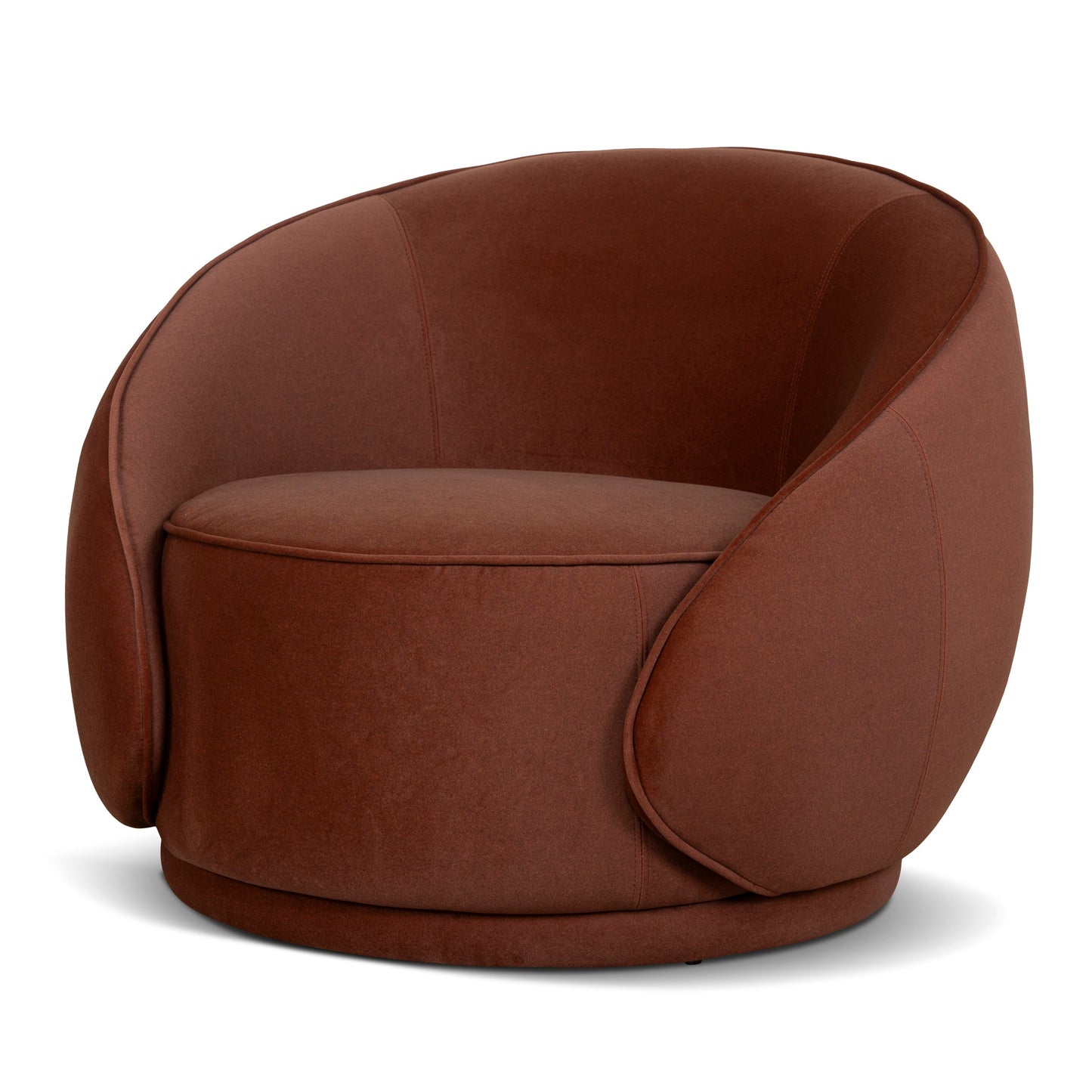 CLC10848-FS Fabric Armchair - Red Bronze