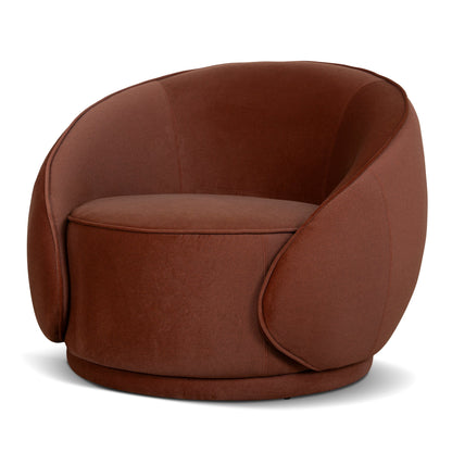 CLC10848-FS Fabric Armchair - Red Bronze