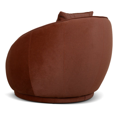 CLC10848-FS Fabric Armchair - Red Bronze