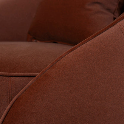 CLC10848-FS Fabric Armchair - Red Bronze