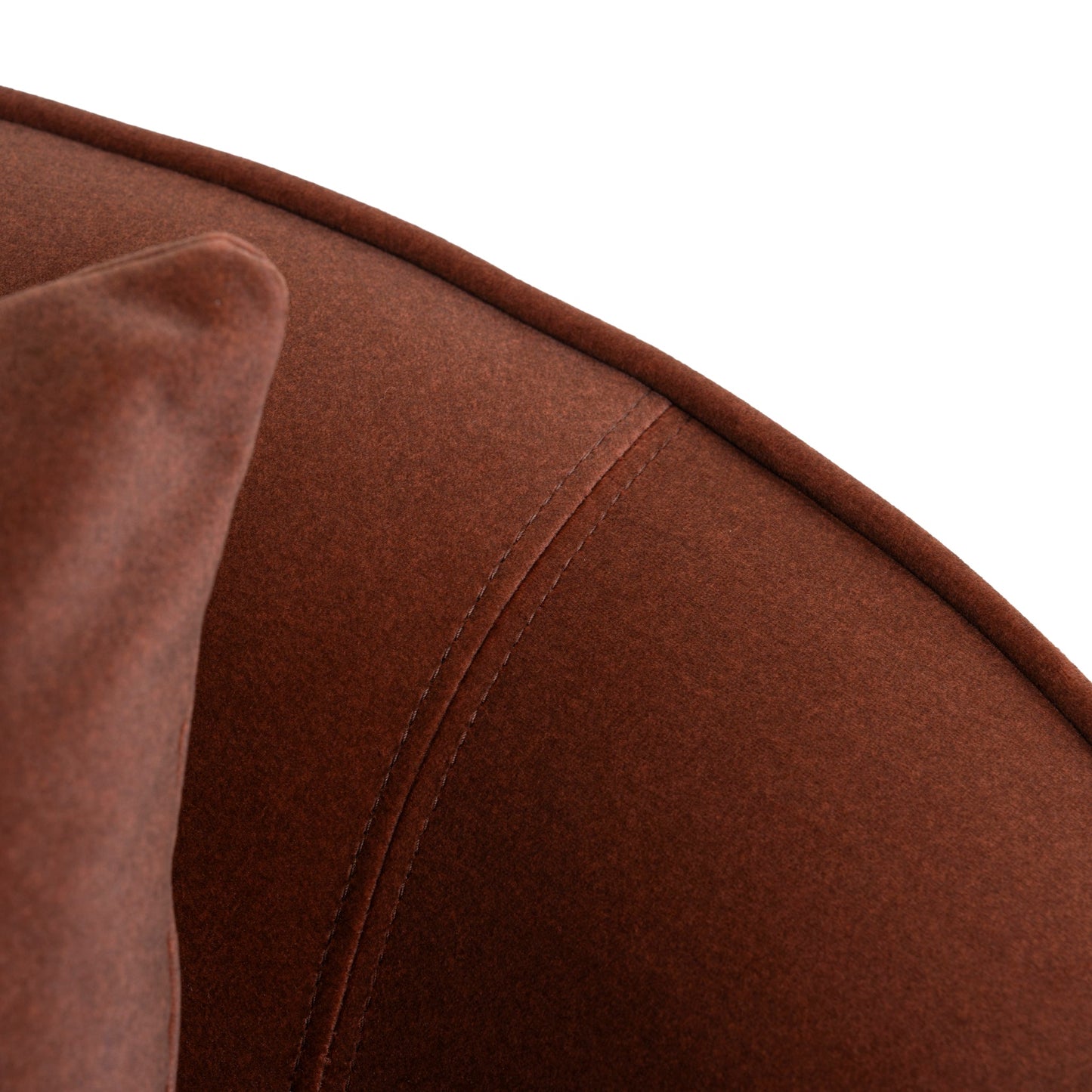 CLC10848-FS Fabric Armchair - Red Bronze