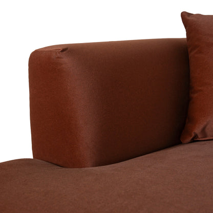 CLC10850-FS Modular Left Chaise Sofa - Red Bronze