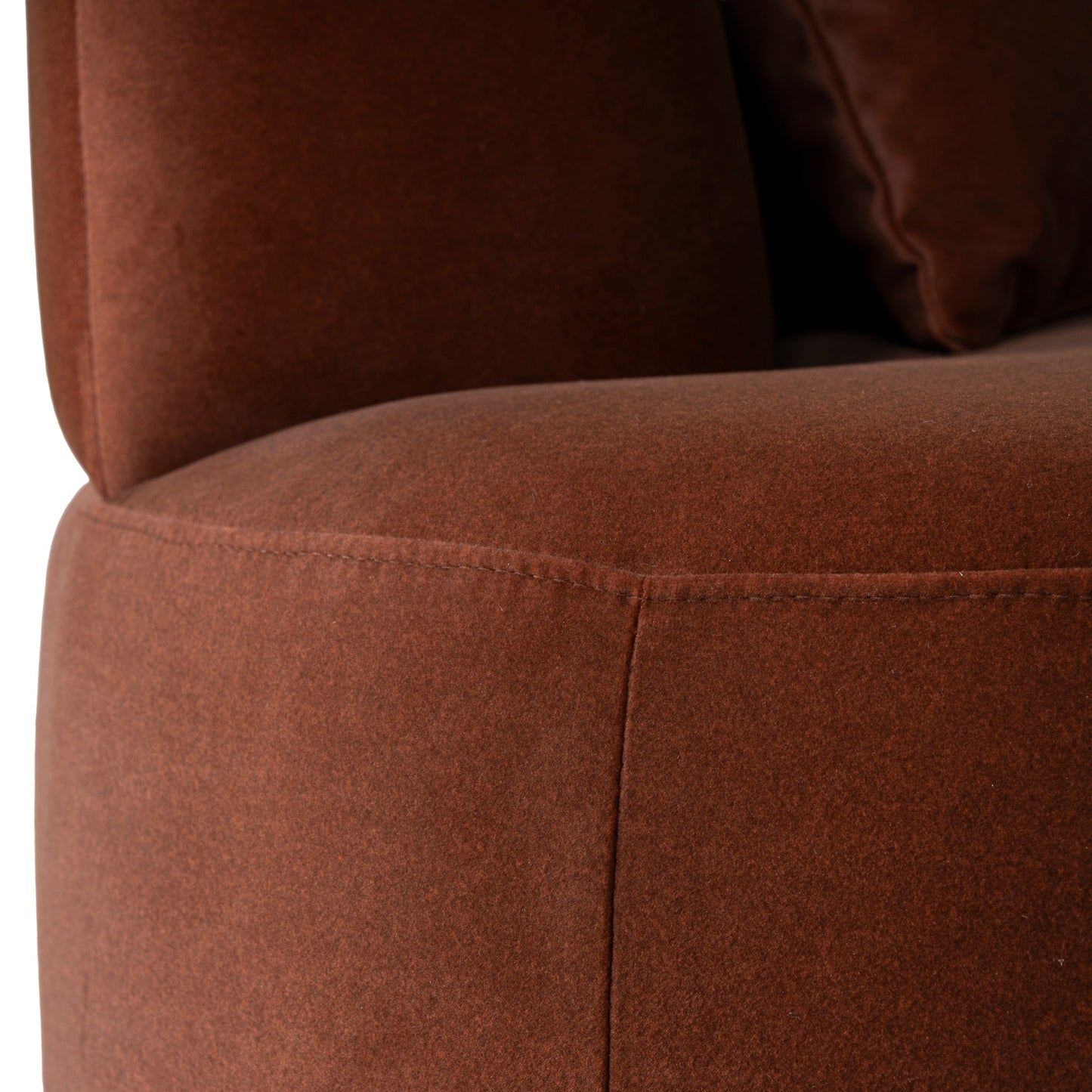 CLC10849-FS Modular Right Chaise Sofa - Red Bronze