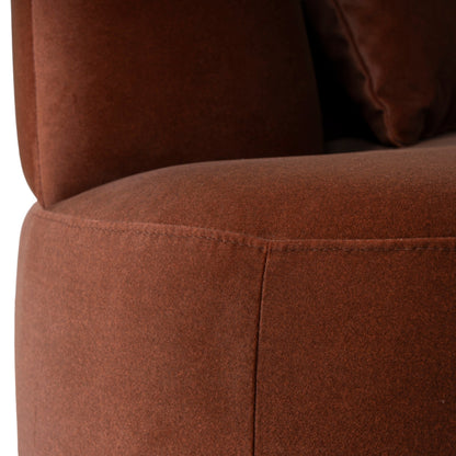 CLC10849-FS Modular Right Chaise Sofa - Red Bronze