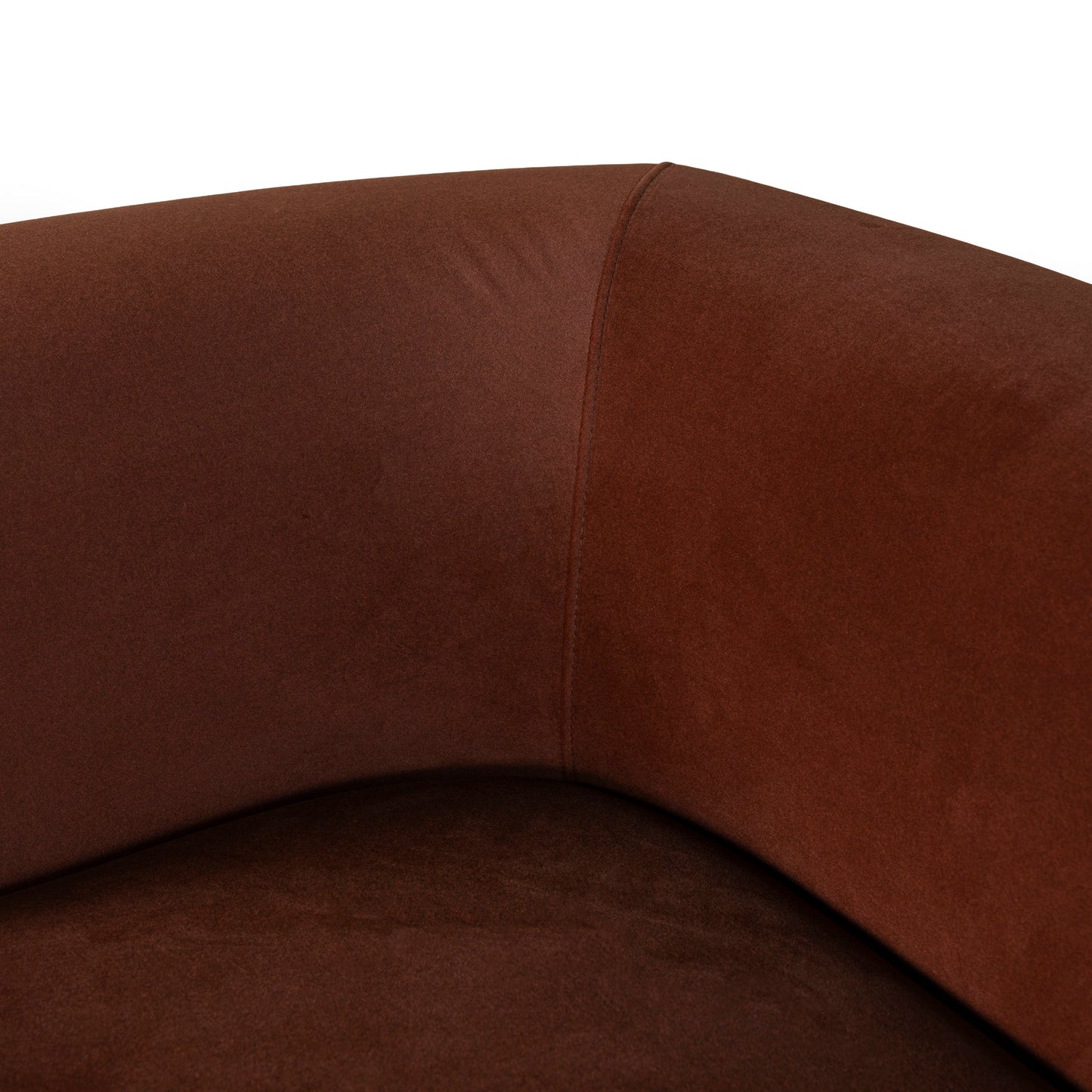 CLC10850-FS Modular Left Chaise Sofa - Red Bronze