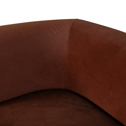 CLC10850-FS Modular Left Chaise Sofa - Red Bronze