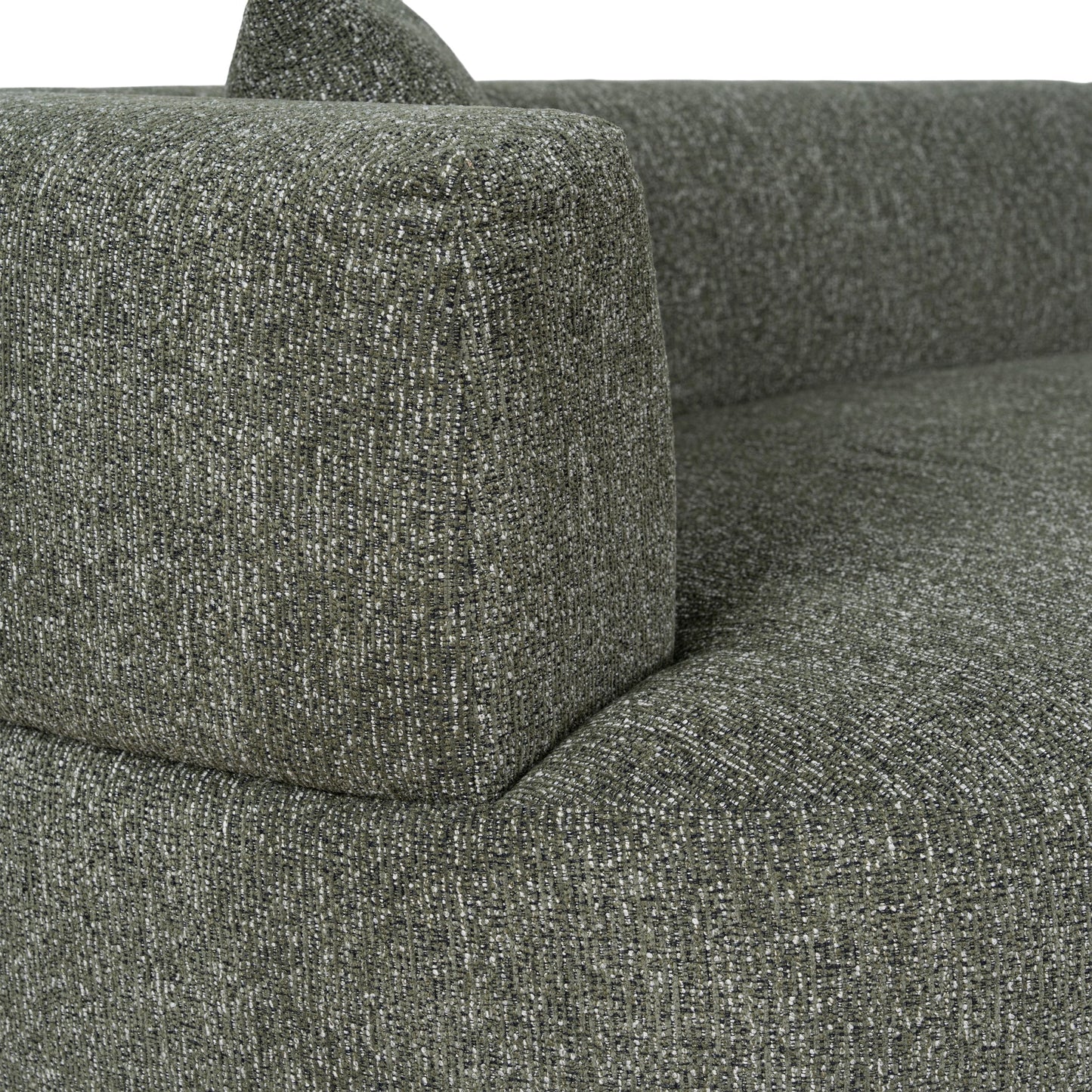 CLC10852-FS Modular Right Chaise Sofa - Canopy Green