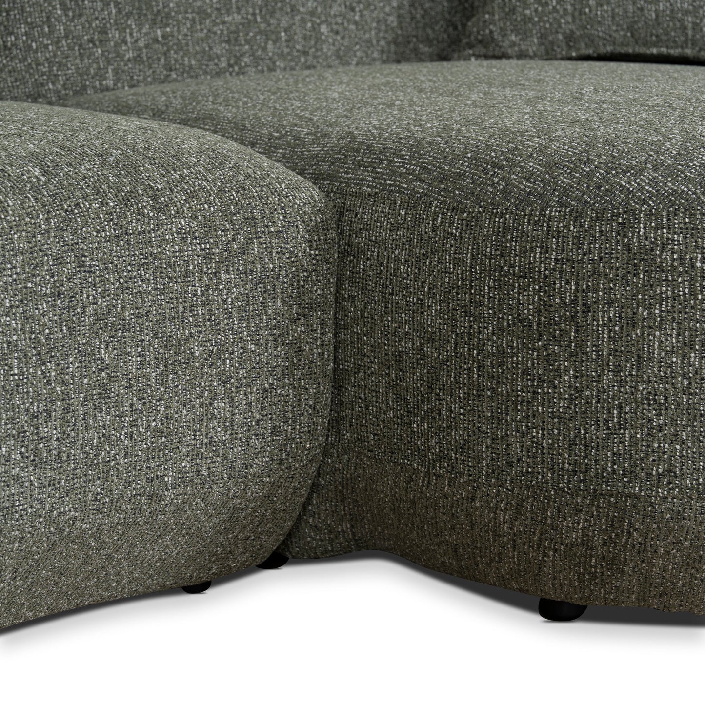 CLC10852-FS Modular Right Chaise Sofa - Canopy Green