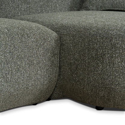 CLC10852-FS Modular Right Chaise Sofa - Canopy Green