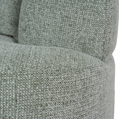 CLC10853-FS Modular Left Chaise Sofa - Coral Light Green