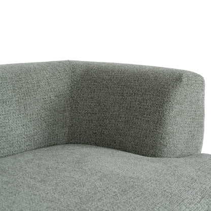 CLC10853-FS Modular Left Chaise Sofa - Coral Light Green