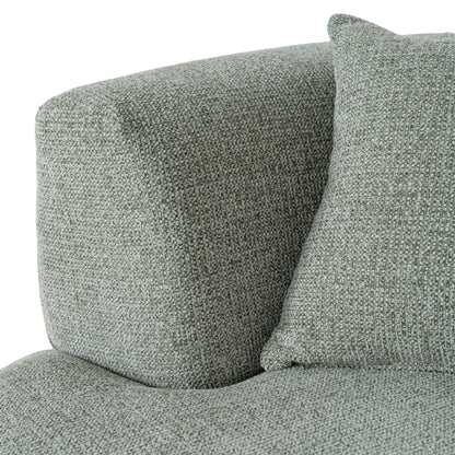 CLC10854-FS Modular Right Chaise Sofa - Coral Light Green