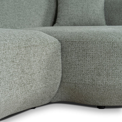 CLC10854-FS Modular Right Chaise Sofa - Coral Light Green