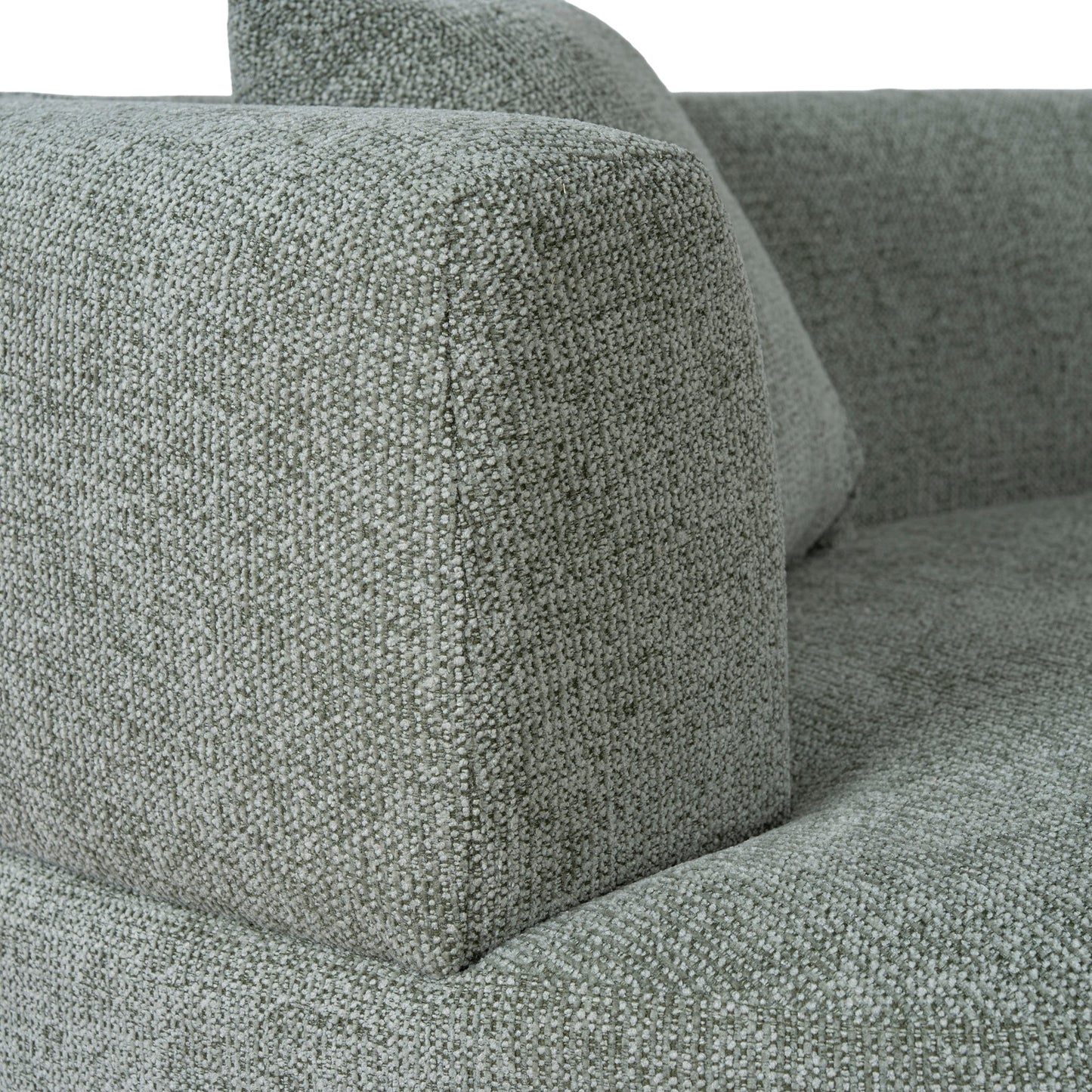 CLC10854-FS Modular Right Chaise Sofa - Coral Light Green