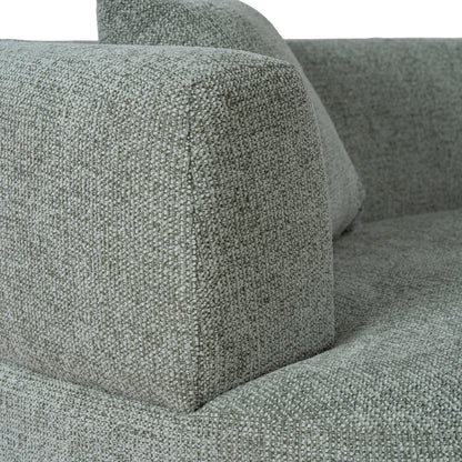 CLC10854-FS Modular Right Chaise Sofa - Coral Light Green