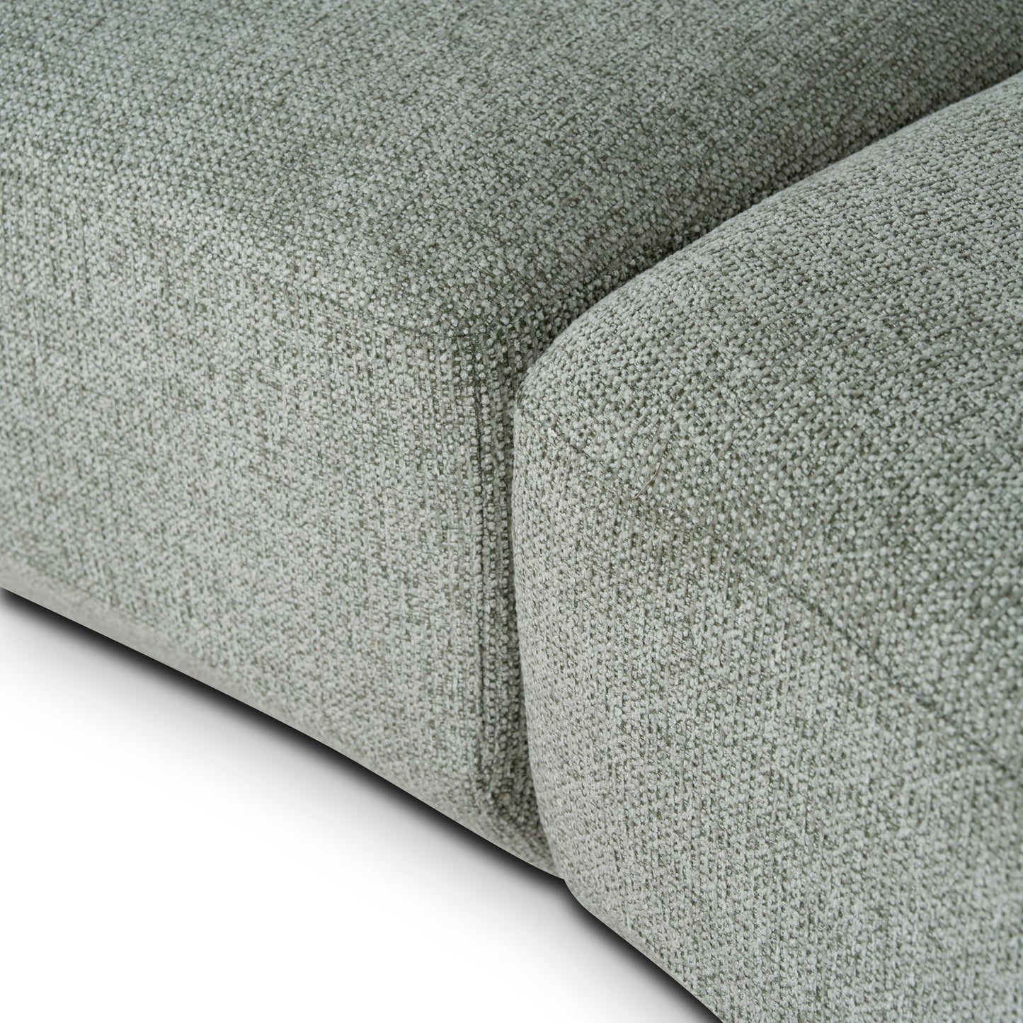 CLC10854-FS Modular Right Chaise Sofa - Coral Light Green