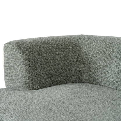 CLC10854-FS Modular Right Chaise Sofa - Coral Light Green