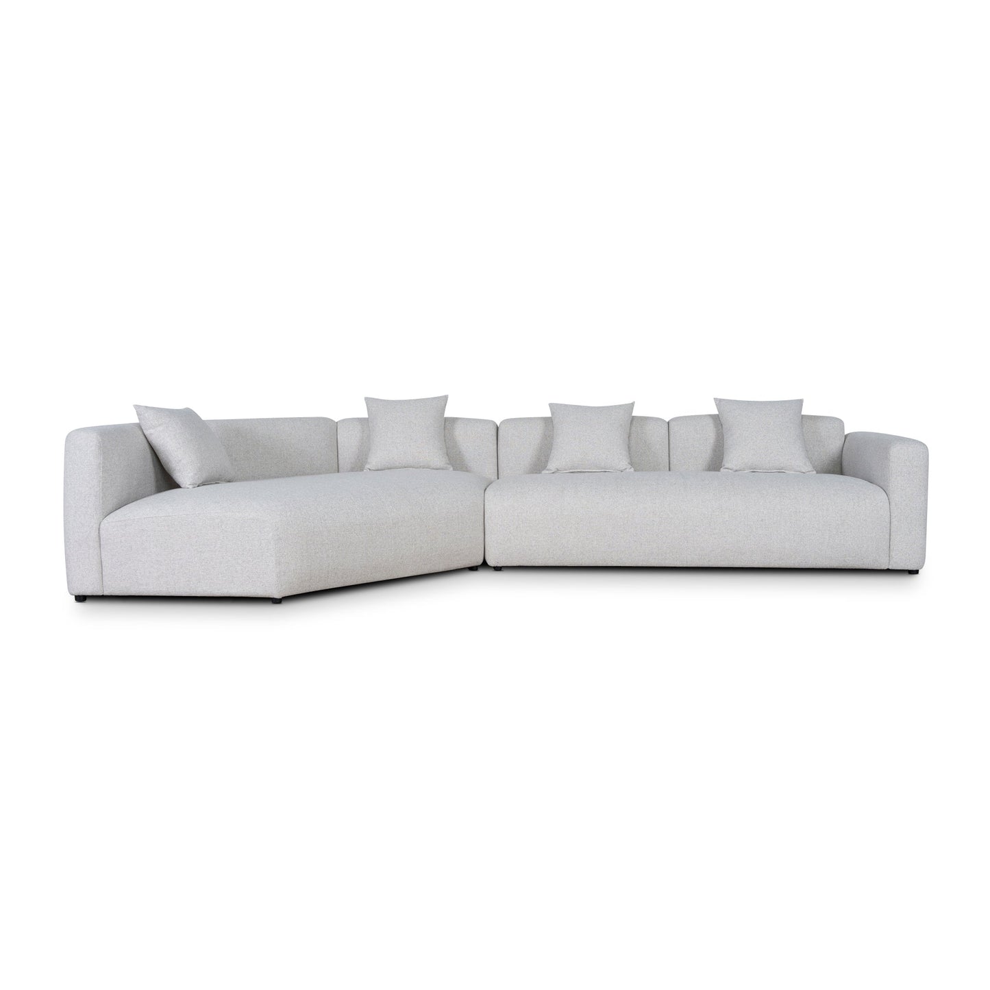 CLC10870-FS Right Arm Corner Sofa - Textured Beige