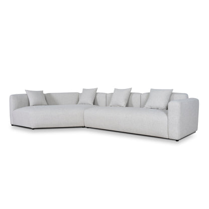 CLC10870-FS Right Arm Corner Sofa - Textured Beige